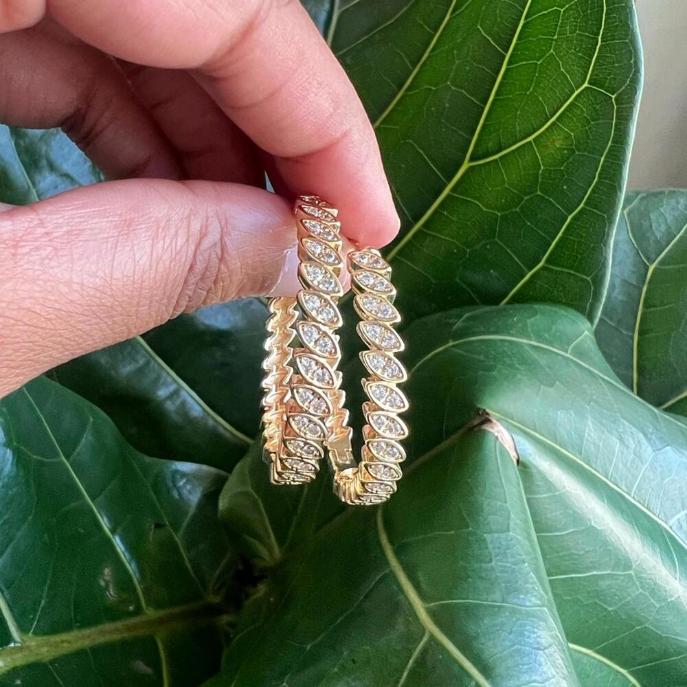 Elegant Gold Hoop Earrings